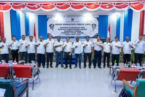 RPJMD Papua Tengah Jadi Pedoman Pembangunan Lima Tahun Ke Depan