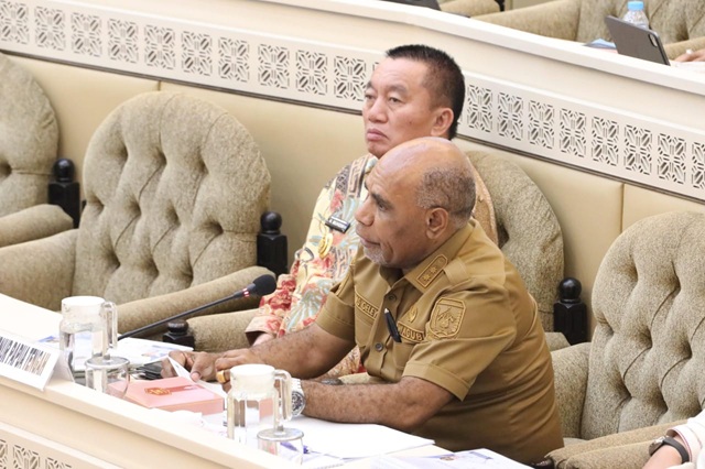 Hadiri RDP Wagub Deinas Geley Sampaikan Lima Fokus Pembangunan di Papua Tengah