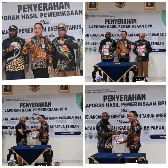 BPK RI Perwakilan Papua Tengah Puji Gerak Cepat Pemkab Puncak Selesaikan Laporan Keuangan