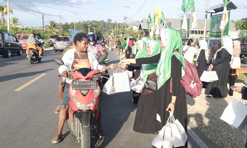 1.000 Bingkisan Takjil, Tali Kasih Nahdlatul Ulama Papua Tengah untuk Semua