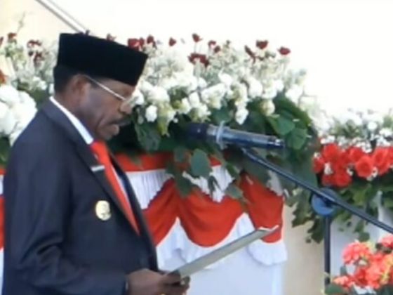 Mesak Magai Rotasi Besar-besaran Pejabat di Lingkungan Pemkab Nabire, Tekankan Profesionalisme ASN 