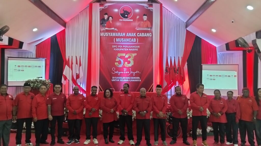 DPC PDI Perjuangan Nabire Gelar Musancab ke-53, Target Menang Pemilu 2029