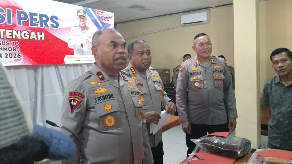 Polda Papua Tengah Ungkap 307 Kasus 3C, Enam Unit Motor Hasil Curian Dikembalikan kepada Pemilik 