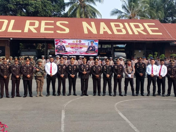 Kapolres Nabire Tekankan Tiga Hal kepada Personel pada Peringatan Hari Kesaktian Pancasila