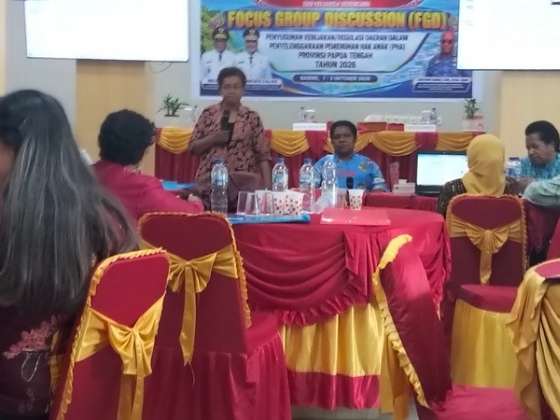 Pemprov Papua Tengah Dorong Regulasi Perlindungan Hak Anak