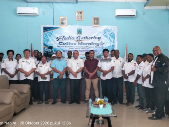 Media Gathering Jadi Langkah Awal Kominfo Papua Tengah Lebih Terbuka dengan Media